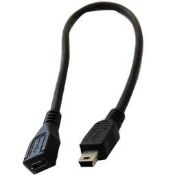 Foto del baner flotante de Cable Adaptador De Micro Usb (hembra) A Mini Usb (macho)