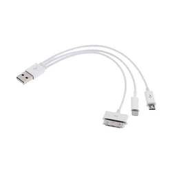 Foto del baner flotante de Cable multiple 3 en 1 Micro USB - Iphone 4 e Iphone 5
