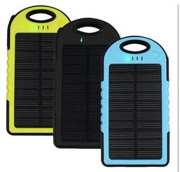 Foto del baner flotante de Cargador portatil Powerbank solar de 5000 mha amarillo 
