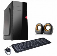 Foto del baner flotante de Gabinete combo con fuente, teclado, mouse y parlantes