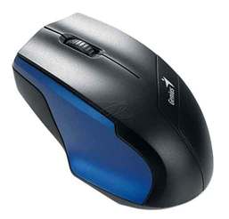 Foto del baner flotante de Mouse inalambrico Genius NS-6015 USB azul para Pc o Notebook