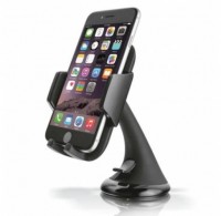Foto del baner flotante de Soporte de auto para celulares hasta 6 pulgadas color celest