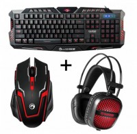 Foto del baner flotante de Teclado retroiluminado + Auricular + Mouse Gamer Scorpio